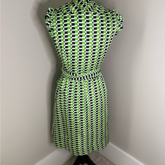 Kate Spade Green and Black Patterned Dress - Picture 6 of 11